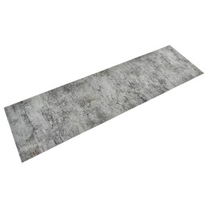 Alfombra de cocina lavable terciopelo aspecto hormigón 45x150cm D