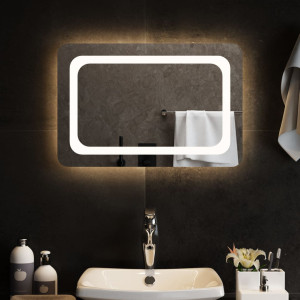 Espejo de baño con LED 60x40 cm D