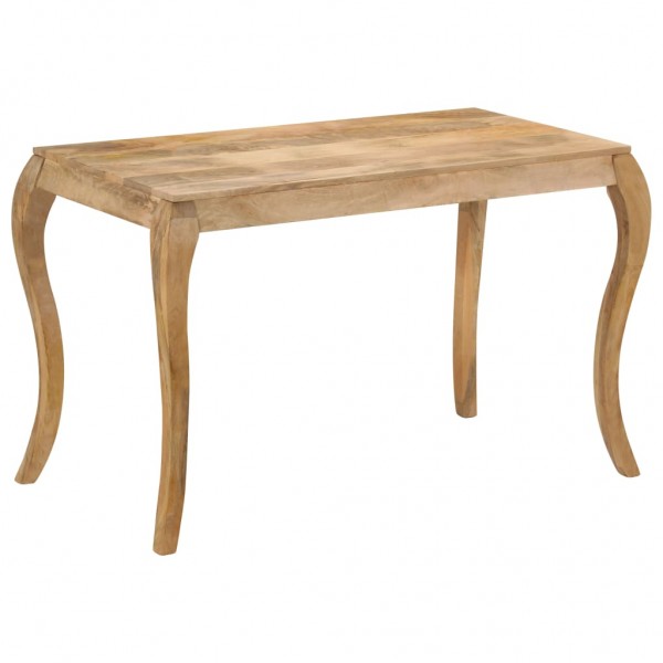 Mesa de comedor de madera maciza de mango 118x60x76 cm D