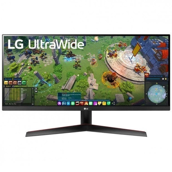 Monitor de jogos ultra-panorâmico LG 29" IPS WFHD 29WP60GB preto D