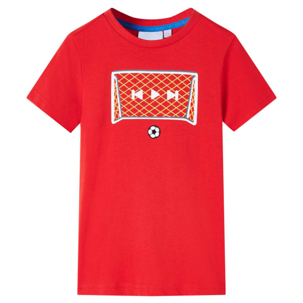 Camiseta infantil vermelha 92 D