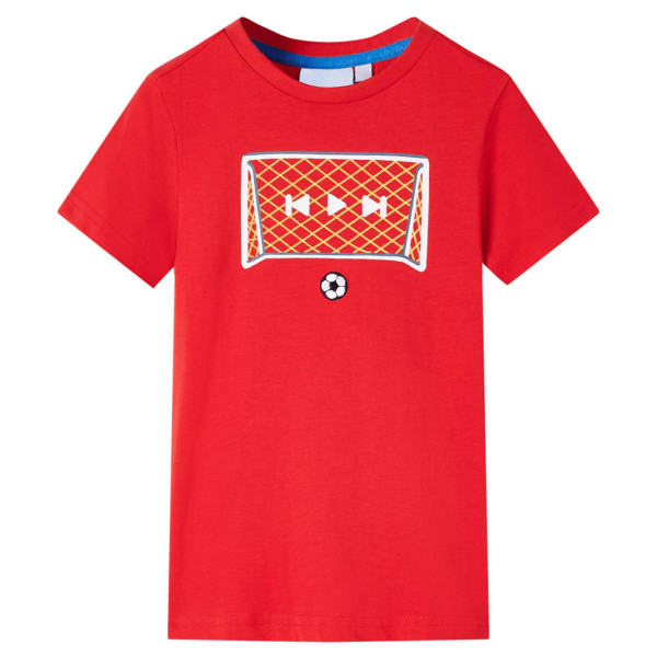 T-shirt infantil vermelho 140 D