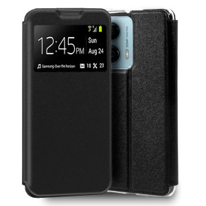Funda COOL Flip Cover para Motorola Moto G53 5G Liso Negro D
