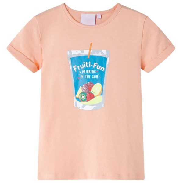 Laranja bebê T-shirt clara 140 D