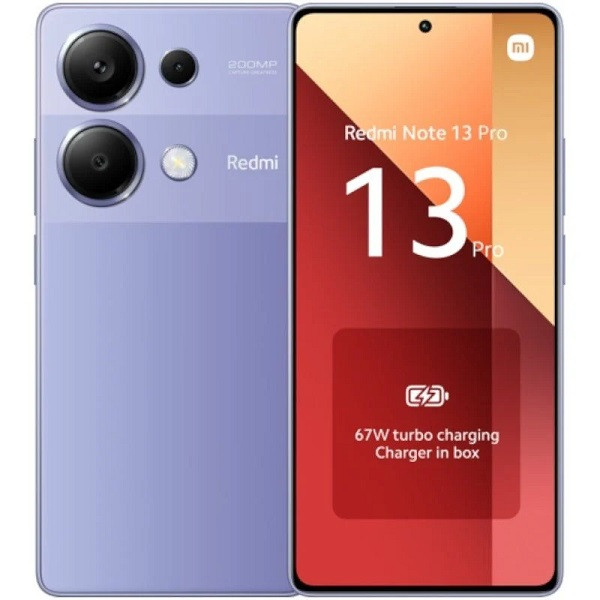 Xiaomi Redmi Note 13 Pro dual sim 12GB RAM 512GB roxo D