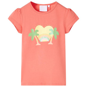 Coral de t-shirt infantil 116 D