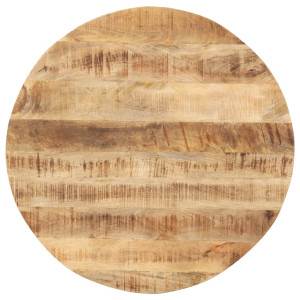 Superfície de mesa redonda de madeira maciça de mangue 15-16 mm 40 cm D