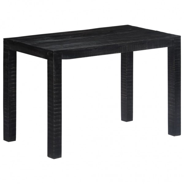 Mesa de jantar de madeira maciça de mangue preto 118x60x76 cm D