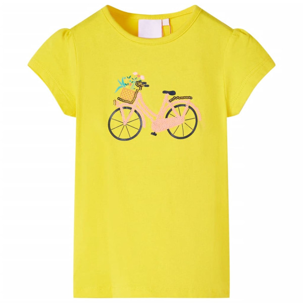 Camiseta infantil amarillo 140 D