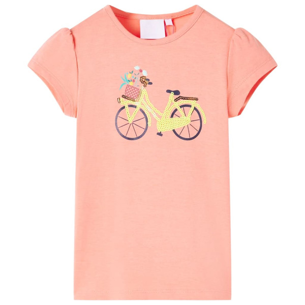 T-shirt infantil com neon coral bike imprimir 116 D