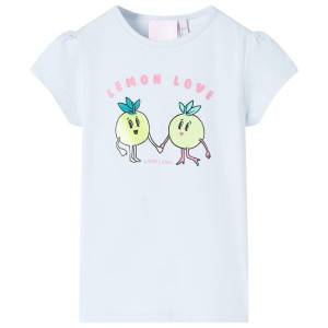 Camiseta infantil azul claro 92 D