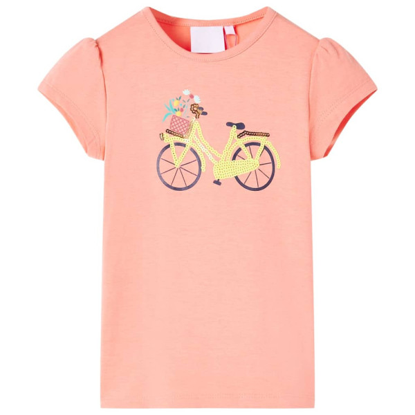 Camiseta infantil coral neón 128 D