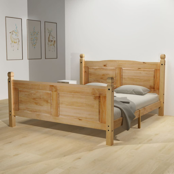 Estructura de cama Corona Range pino mexicano 160x200 cm D