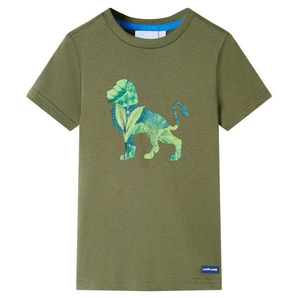 Camiseta infantil cáqui 140 D