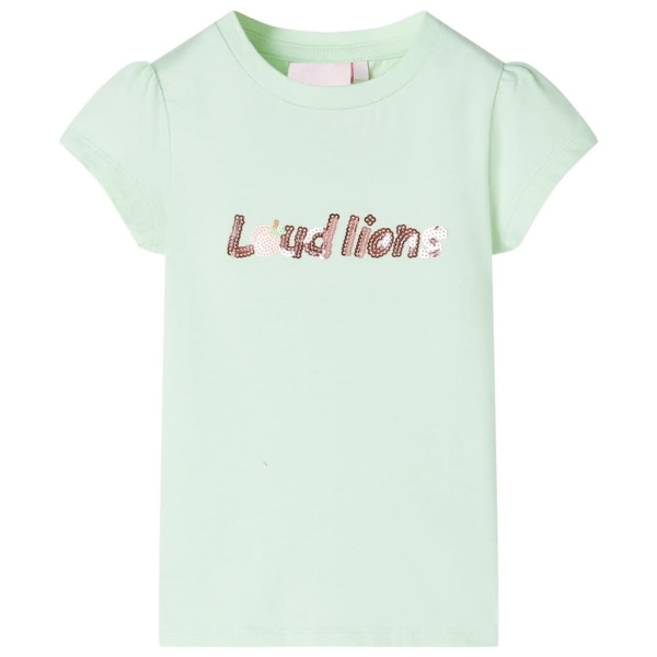 Camiseta Infantil Manga Boné Verde Suave 140 D