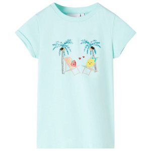 T-shirt infantil com água clara D