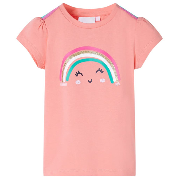 Camiseta para niños color coral claro 140 D