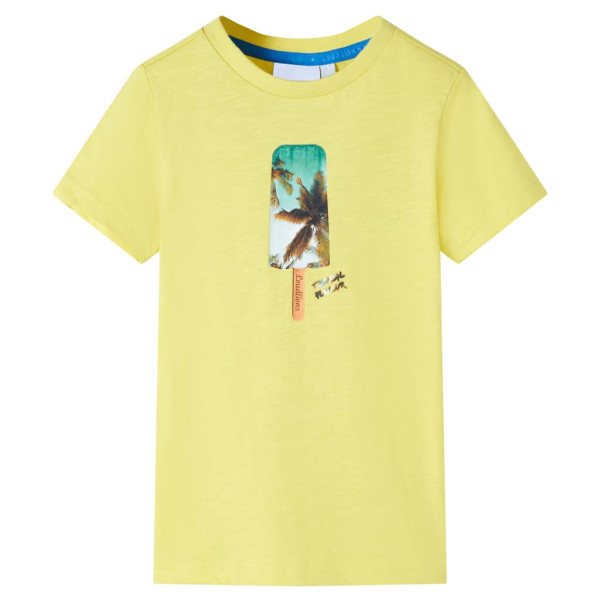 Camiseta para niños amarillo 104 D