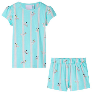 Pijama infantil de manga corta color crudo 104 D