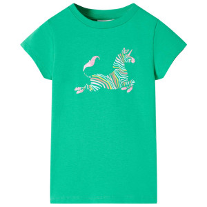 Camiseta de niños verde neón 104 D