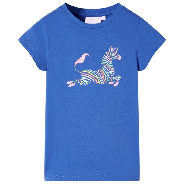 Cobalt azul crianças t-shirt 104 D