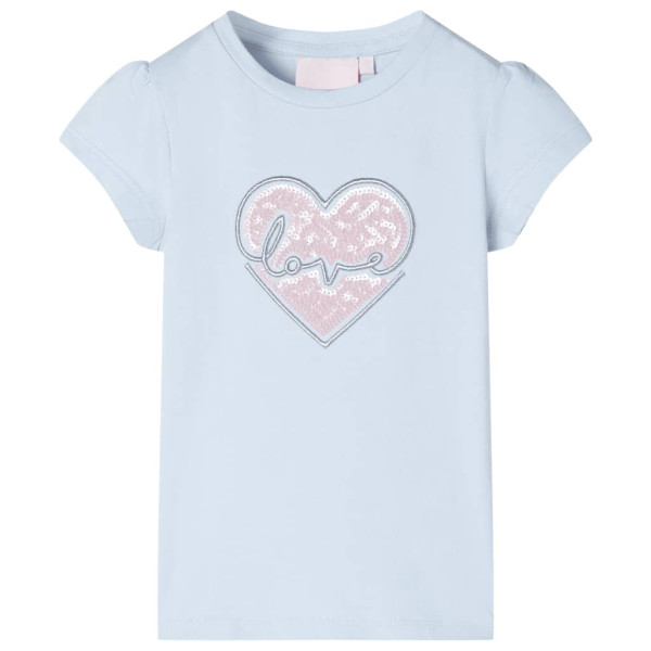 Camiseta de niños azul claro 140 D