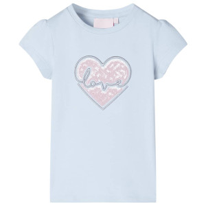 Camiseta infantil azul claro 92 D