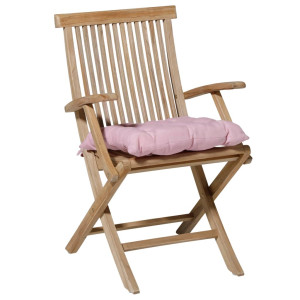 Madison Cojín para silla Panama rosa suave 46x46 cm D