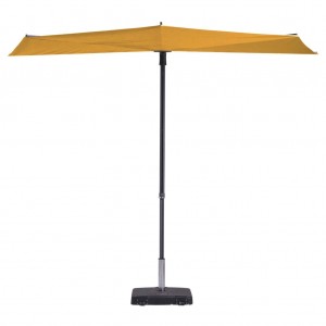 Madison Um guarda-chuva para balcão Sun Wave 270x150 cm amarelo dourado D