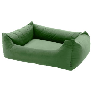 Madison Cama de cão Veludo verde 120x95x28 cm D