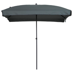 Madison Um guarda-chuva Patmos Luxe retangular 210x140 cm cinza D