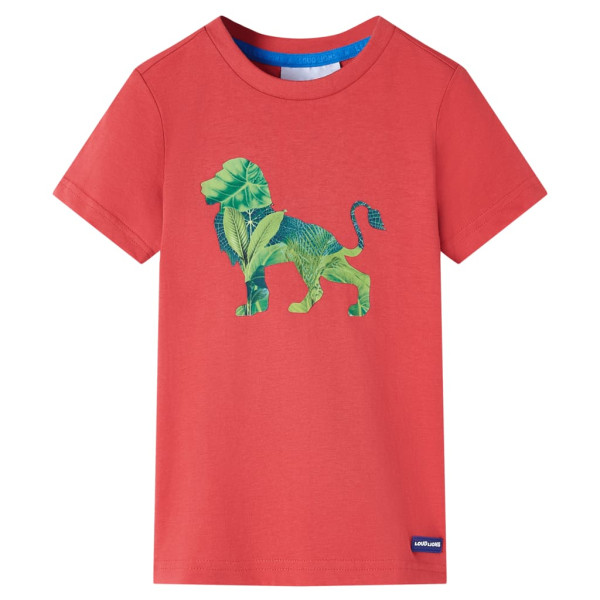 T-shirt infantil vermelho 104 D