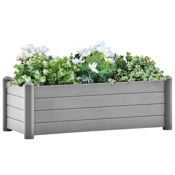 Arraial de jardim PP cinza pedra 100x43x35 cm D