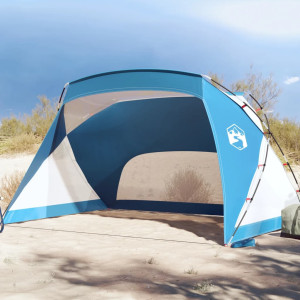 Tenda de praia em tafetá azul 274x178x170/148 cm 185T D