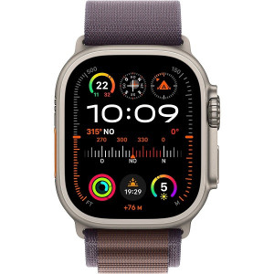 Apple Relógio Ultra 2 GPS + celular 49mm titânio loop alpine M indigo D