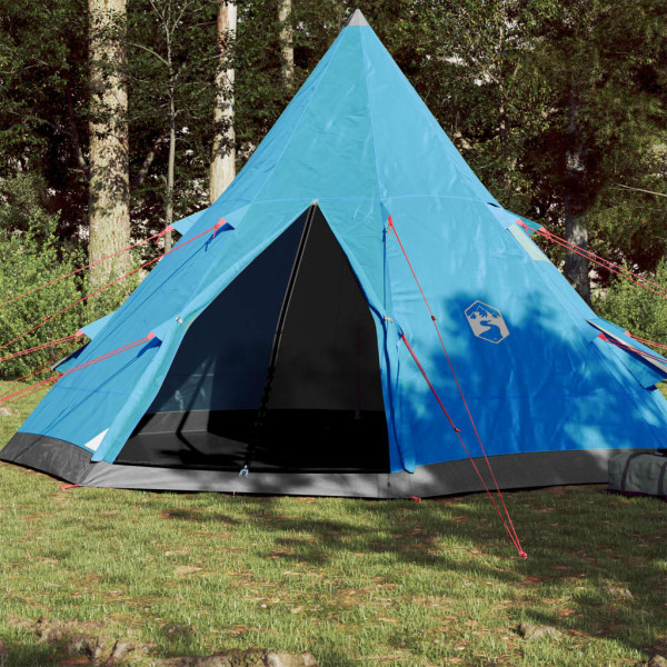 Tenda para 4 pessoas tafetã azul 185T 367x367x259 cm D