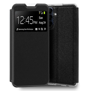 Funda COOL Flip Cover para Samsung A155 Galaxy A15 / A15 5G / M15 5G Liso Negro D