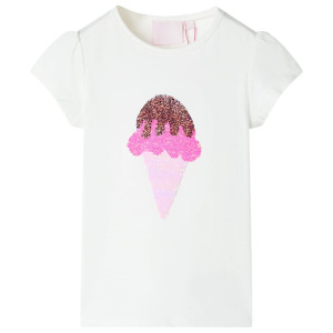 Camiseta infantil color crudo 128 D