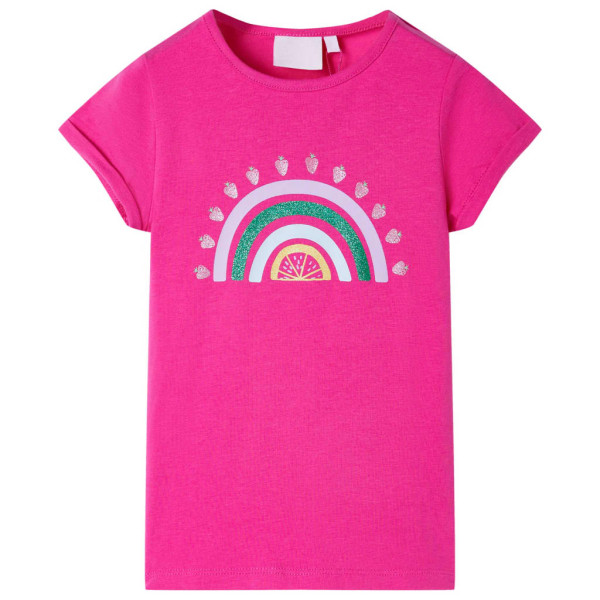 Camiseta infantil rosa oscuro 116 D