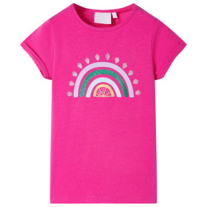 T-shirt infantil rosa escuro 140 D