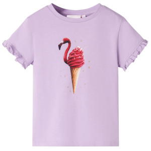 Camiseta de niños lila 116 D