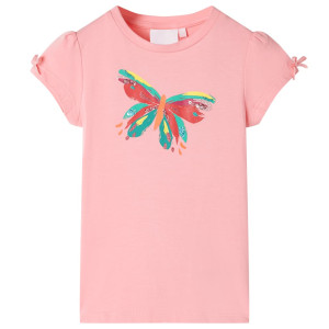 Camiseta infantil rosa 116 D