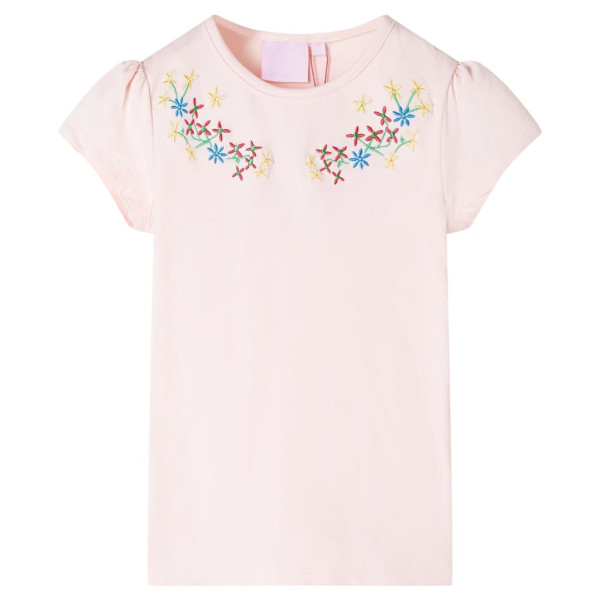 T-shirt infantil rosa macia 104 D