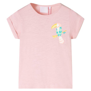 Camiseta de bebê rosa transparente 140 D