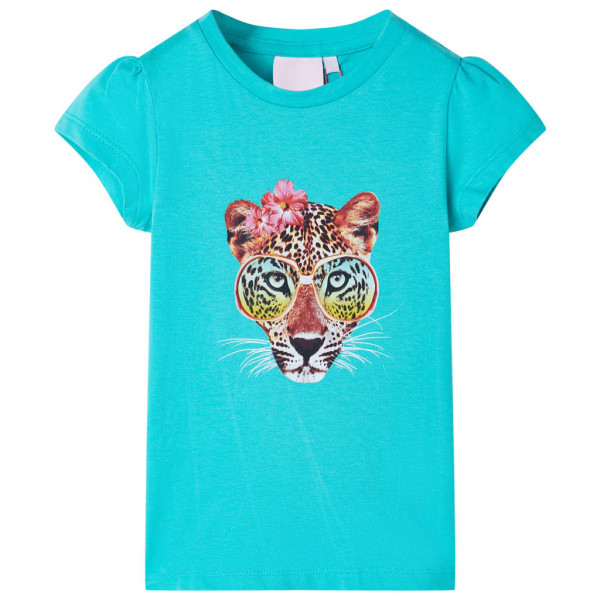 Camiseta infantil verde menta 128 D