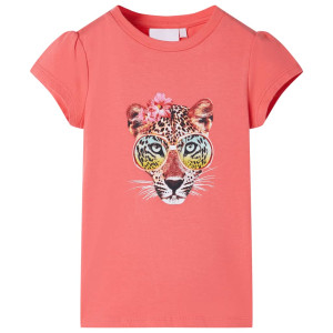 Camiseta infantil color coral 92 D