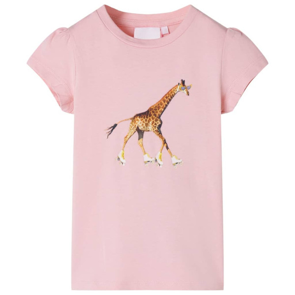 Camiseta infantil rosa claro 92 D