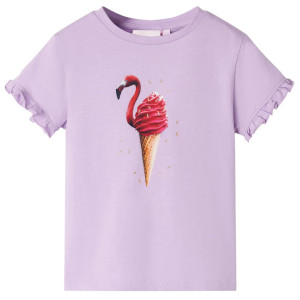 Camiseta infantil lilás 128 D