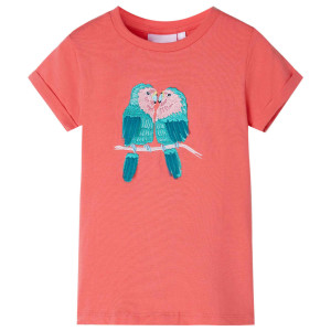 Coral de t-shirt infantil 116 D