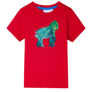 T-shirt infantil vermelho 92 D